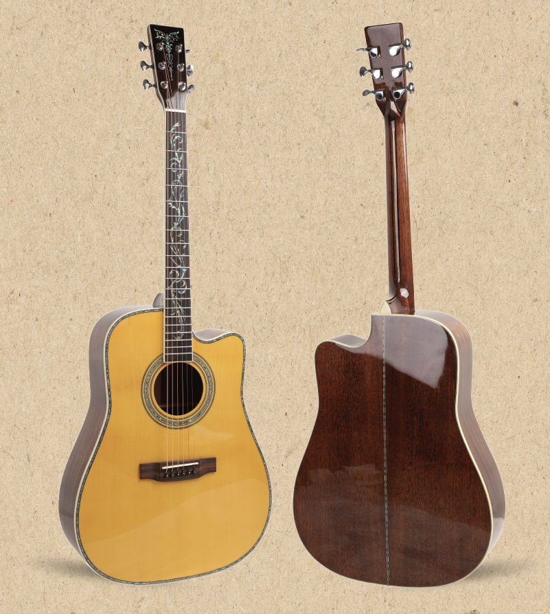 Dmeartin DC-41 Traditional Acoustic Guitar - Spruce Top & Mahogany Body