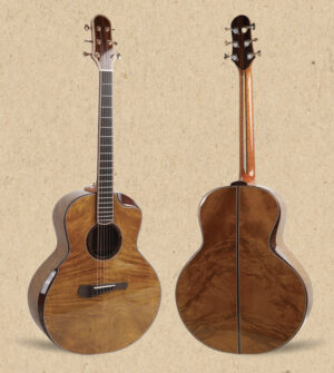 Dmeartin DM-606 Traditional Acoustic Guitar - Golden Thread Nanmu Top & Mahogany Body